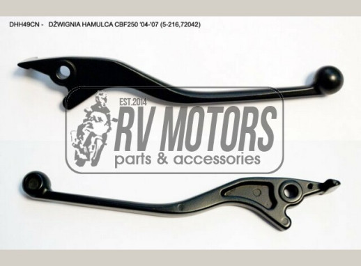 Важель гальма HONDA CBF125 08-12, CBF250 &#39;04-&#39;07, XL125V VARADERO 01-13 NACHMAN DHH49CN 