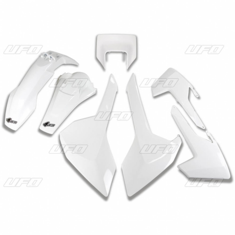 Комплект пластика UFO HUSQVARNA TX/TE/FE '17-'18 (белый) (HU621E999) HUKIT621999