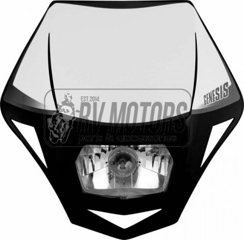 Обтекатель с фарой Кросс RACETECH MASKNR00006