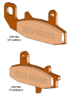 Тормозные колодки DELTA BRAKING DB2740OR-D (FA147)