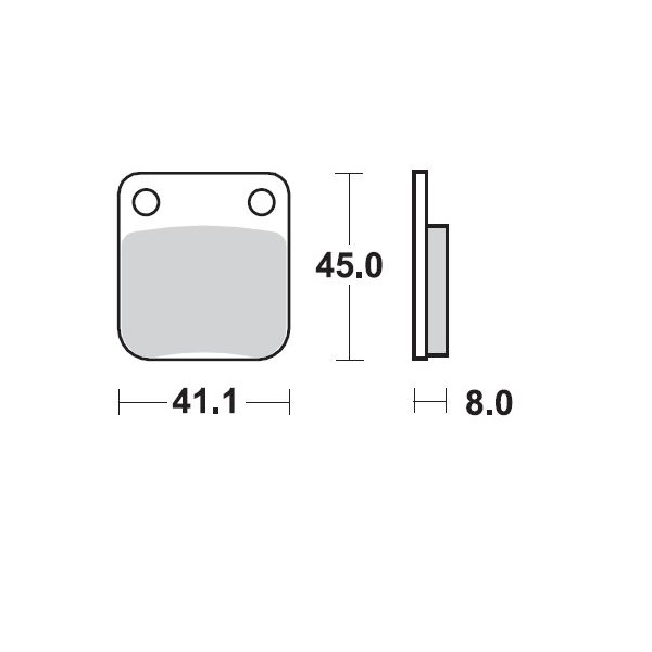 Тормозные колодки MOTO MASTER M090011 (FA54)