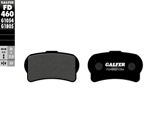 Тормозные колодки GALFER FD460G1054 (FA644)