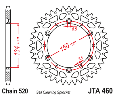 Приводная звезда JR 48948JRAGN (JTA 460.48)