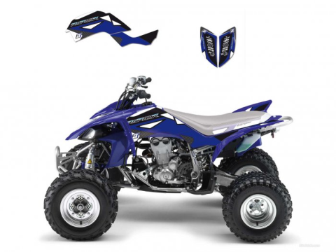Комплект наклеек YAMAHA RAPTOR 660 '01-'05 BLACKBIRD DREAM 2 E2Q02A