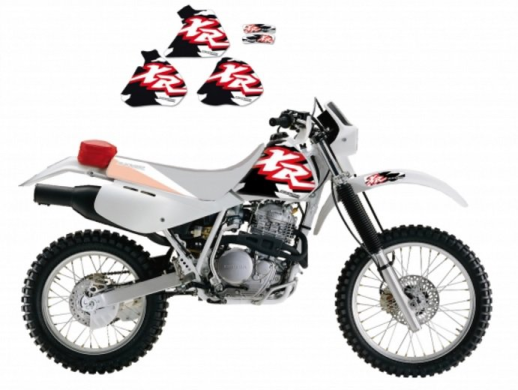 Комплект наклейок HONDA XR 250/-350 &#39;88-&#39;95 BLACKBIRD E2104