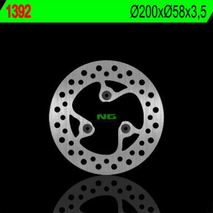 Тормозной диск NG передний PEUGEOT VIVACITY 50 '05-'14 (200X58X3,5) (3X8,5) NG1392