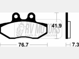 Тормозные колодки SBS 186HF