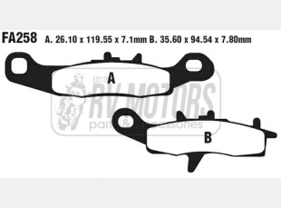Тормозные колодки EBC  FA258TT