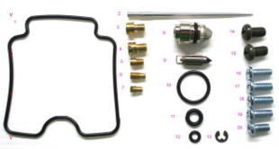 Ремкомплект карбюратора POLARIS PREDATOR 500 '03-'07 BEARING WORX CK95688 (26-1449)