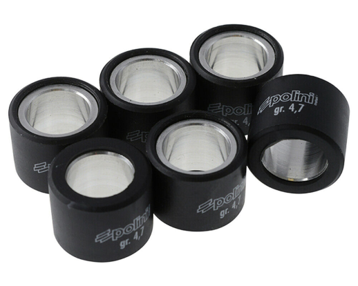 Ролики варіатора POLINI 046-92-47 19x15, 5/4, 7г 6шт