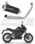 Полная система выхлопа Yamaha MT 125 2021 - 2024 DOMINATOR овальный G2 черный